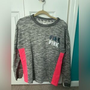 vs pink pullover sweatshirt